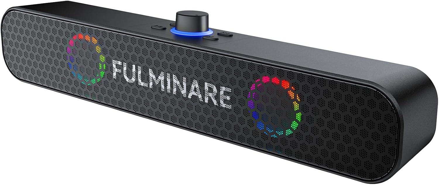 FULMINARE Bluetooth Speaker with 26W HD Sound, Portable Speaker Up to 30H Playtime, AUX&TF-Card&USB Input, LED Lights, Speakers Bluetooth 5.3 Wireless for Home/Party/Outdoor, (Black) - Image 9