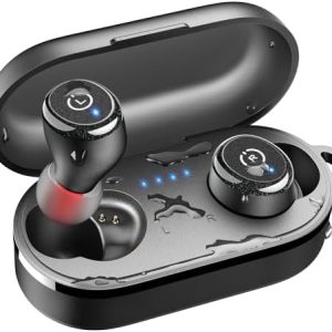 TOZO T10 Wireless Earbuds Bluetooth 5.3 Headphones, App Customize EQ, Ergonomic Design, 55H Playtime, Wireless Charging Case, IPX8 Waterproof Sound in-Ear Headset, 2025 New Version